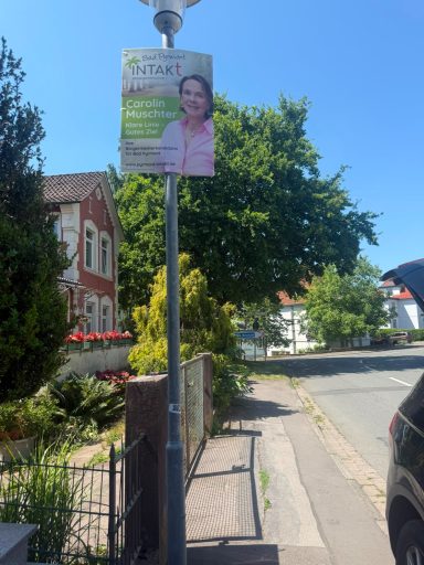 Wahlplakat Carolin Muschter